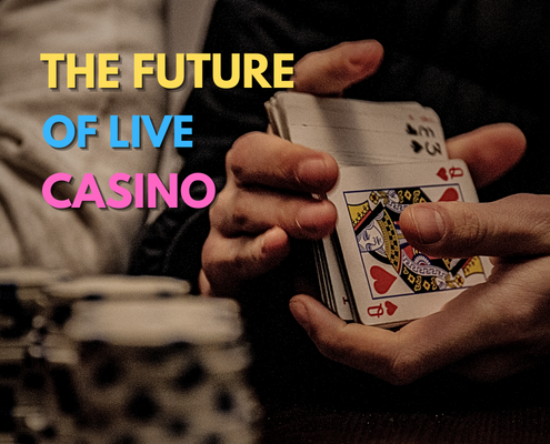 dealer shuffling cards face up