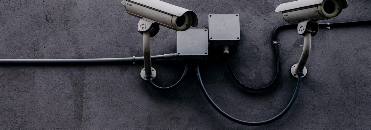CCTV camera in a casino setting