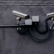CCTV camera in a casino setting