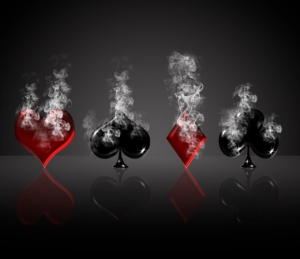 Online poker gameplay