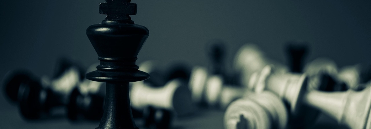 Focused poker player