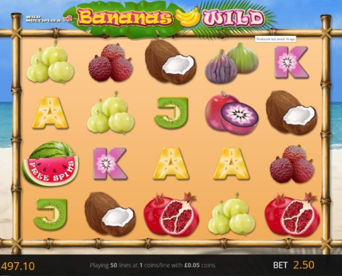 Bananas Wild game detail