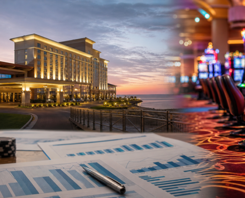 Mississippi casino revenue editorial news image