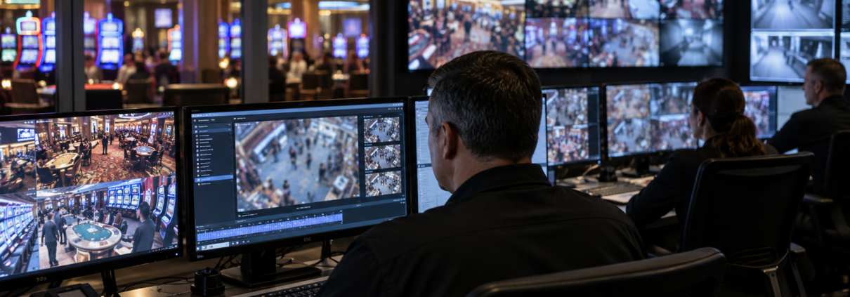 Editorial illustration for AI Casino Surveillance: eConnect 11 Brings Search to Gaming Security