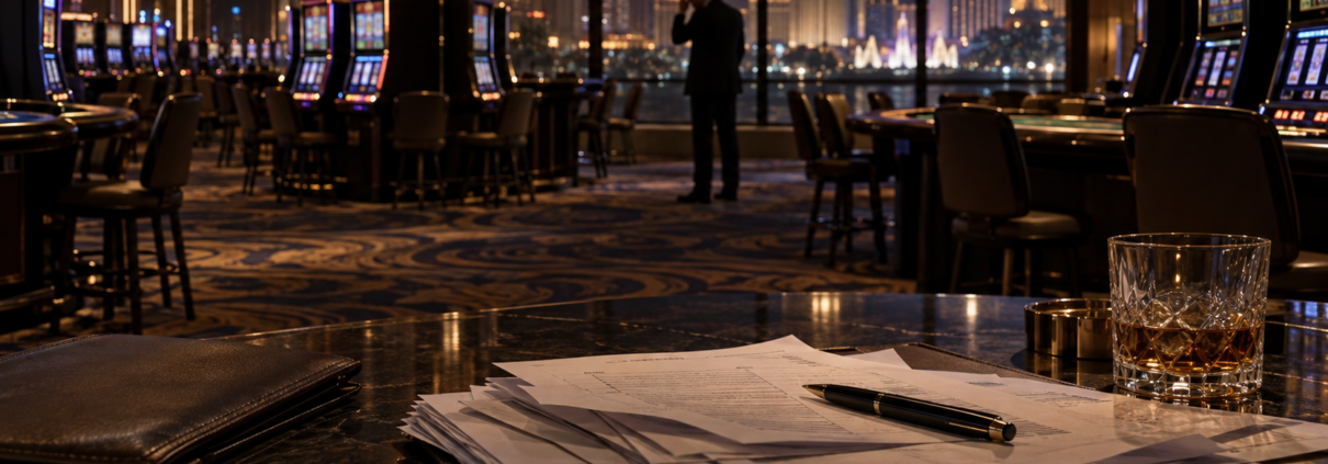 Editorial illustration of binary event contract regulation