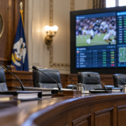 Editorial illustration for DraftKings License Renewal: Louisiana Review Keeps AI Questions in Focus