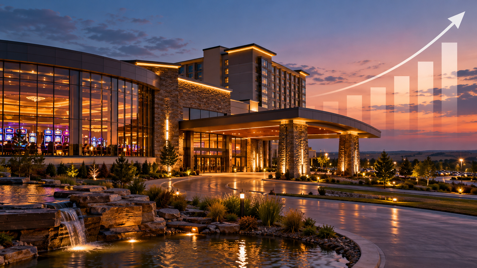 Editorial illustration for Nebraska Casino Revenue Rises 17.9% to $25.9 Million