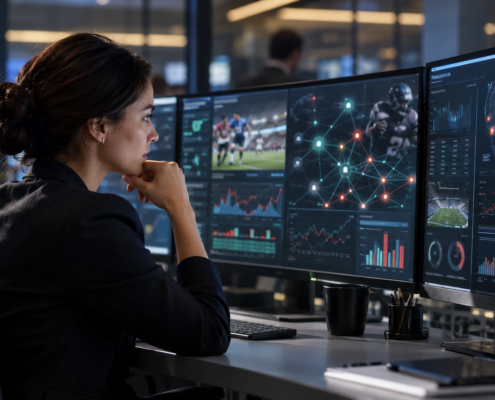 Editorial illustration for Sports Betting AI Questions Put Massachusetts Operators on a Deadline