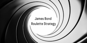 James Bond roulette strategy text with silver border